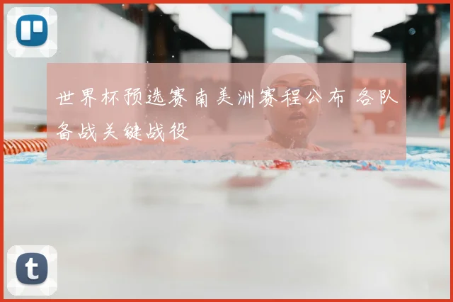 世界杯预选赛南美洲赛程公布 各队备战关键战役