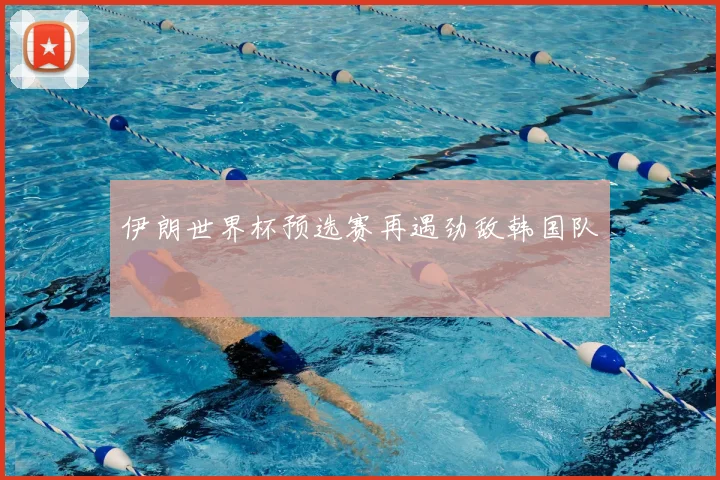 伊朗世界杯预选赛再遇劲敌韩国队